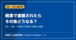 痴漢で逮捕されたら｜その後の流れ・示談・不起訴の可能性